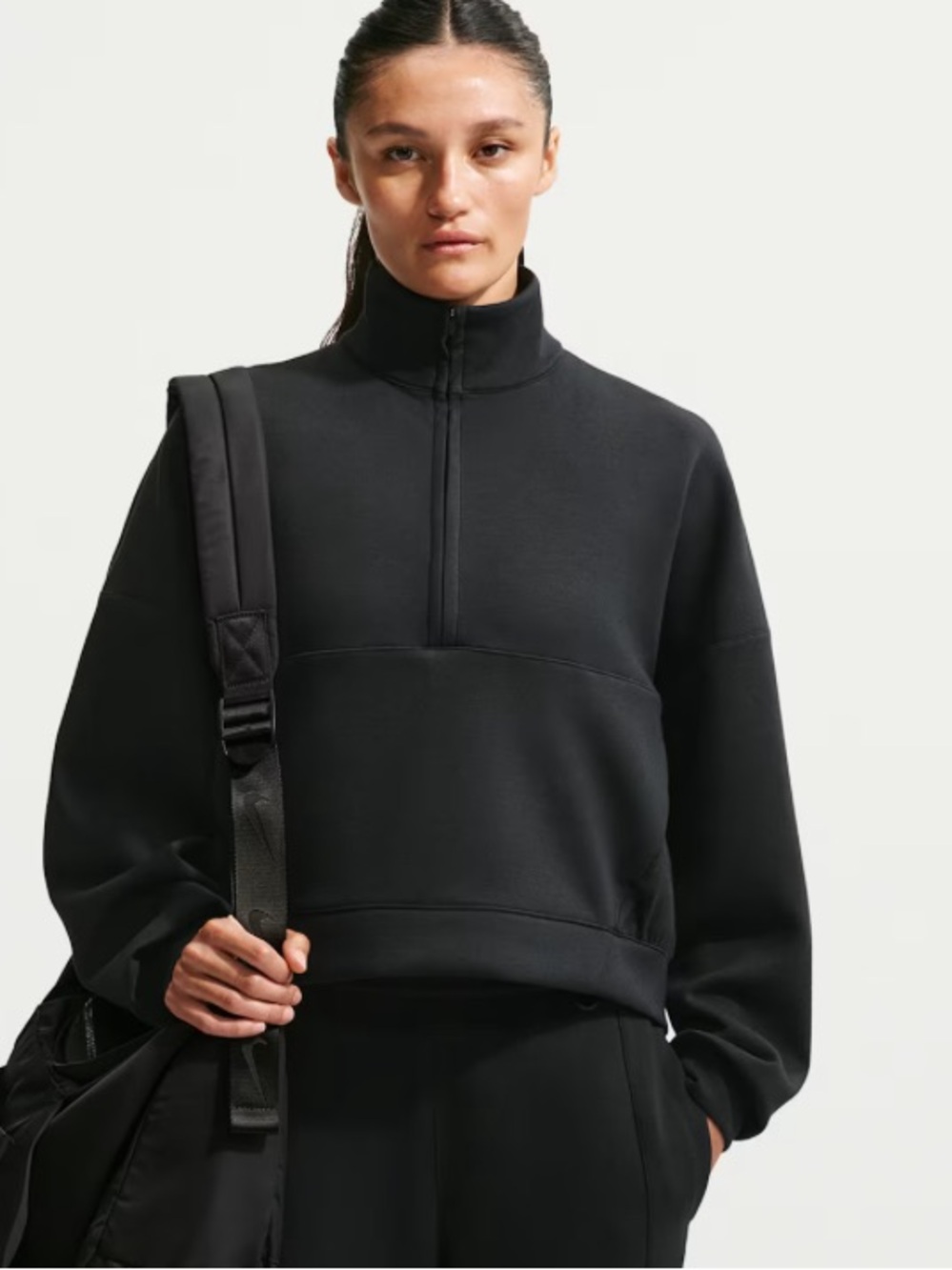 Nike 24.7 ImpossiblySoft
Women's Dri-FIT Oversized 1/2-Zip Top